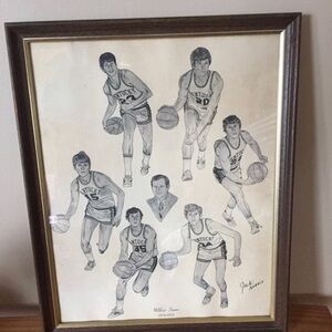 Kentucky Wildcats Basketball Print 1974